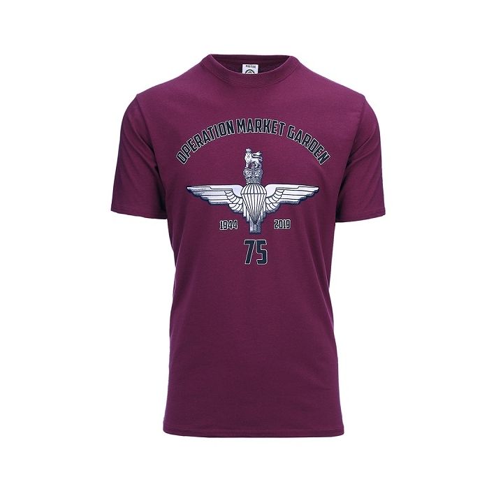 Fostee T-shirt Market Garden bordeaux