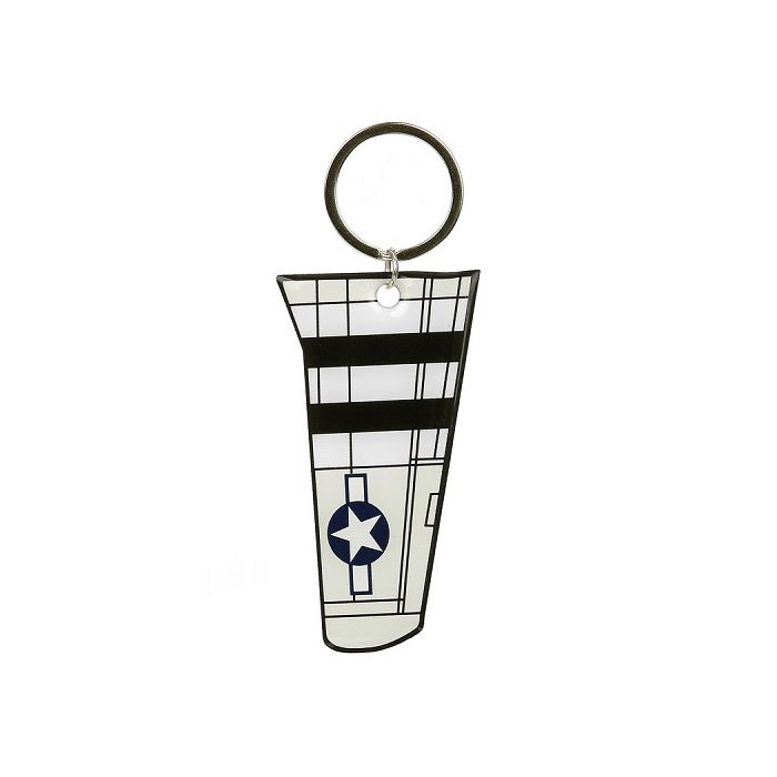 Sleutelhanger P-51 Mustang aluminium