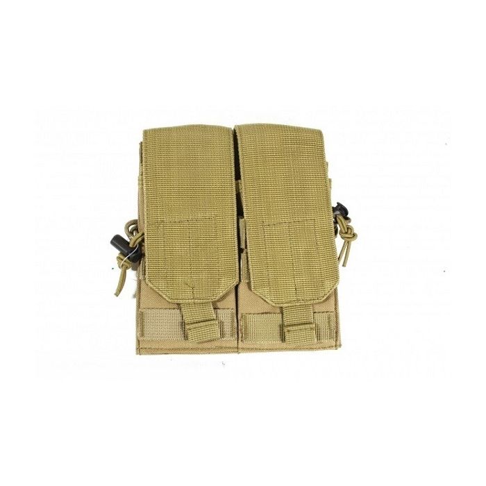 101-INC munitie tas Airsoft dubbel magazijn khaki