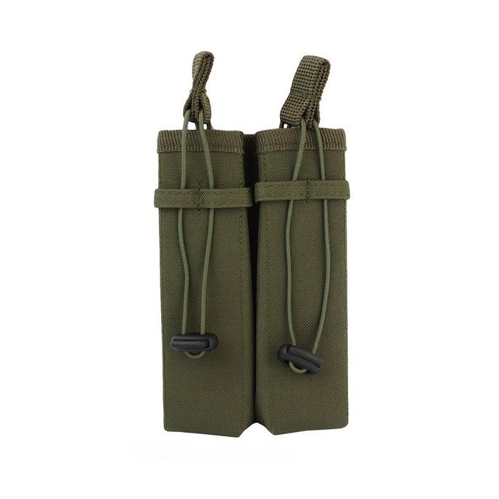 101-INC molle pouch side arm 2 magazijnen #C groen