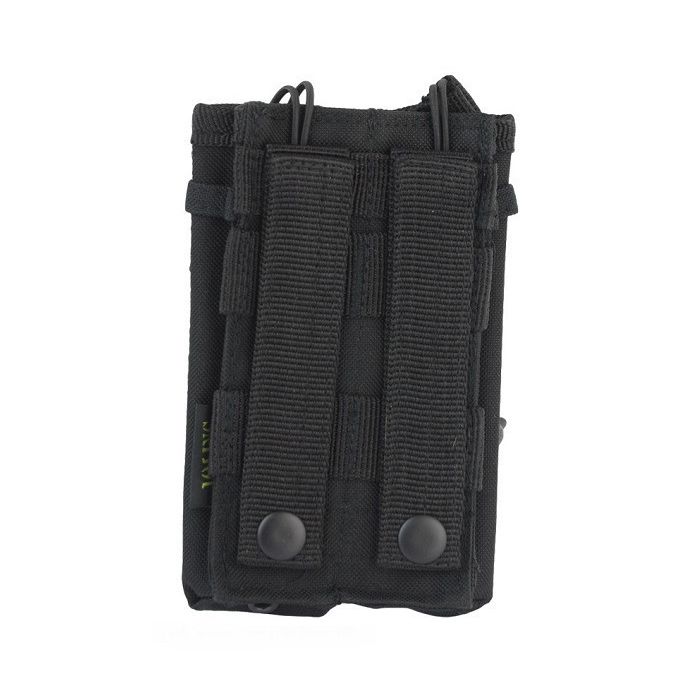 101-INC molle pouch side arm 2 magazijnen #C zwart