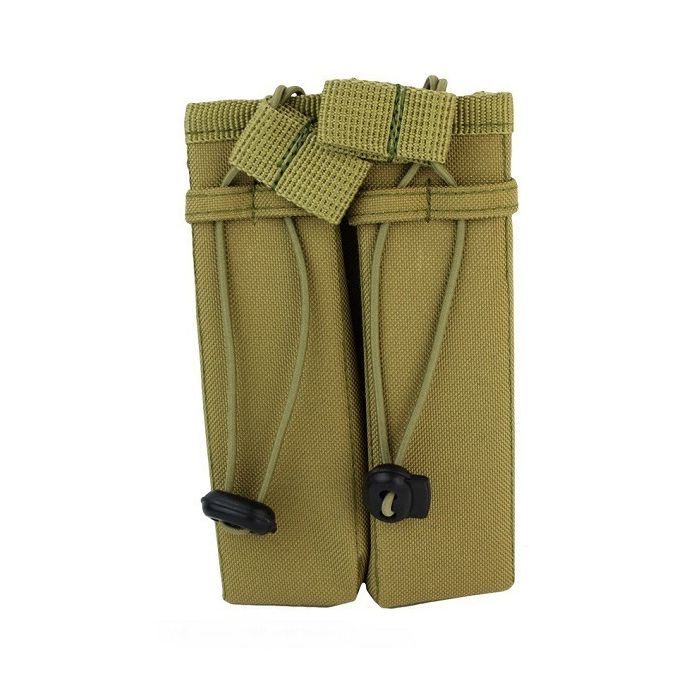 101-INC molle pouch side arm 2 magazijnen #C khaki