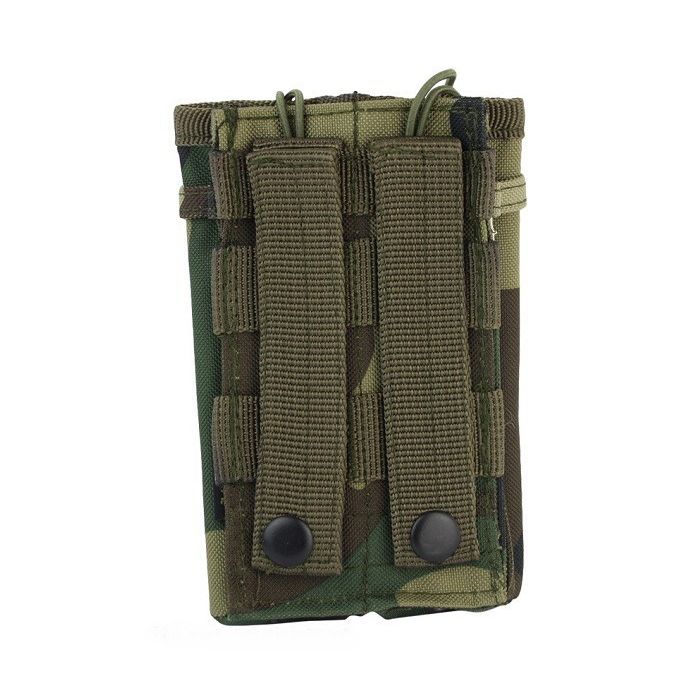 101-INC molle pouch side arm 2 magazijnen #C woodland