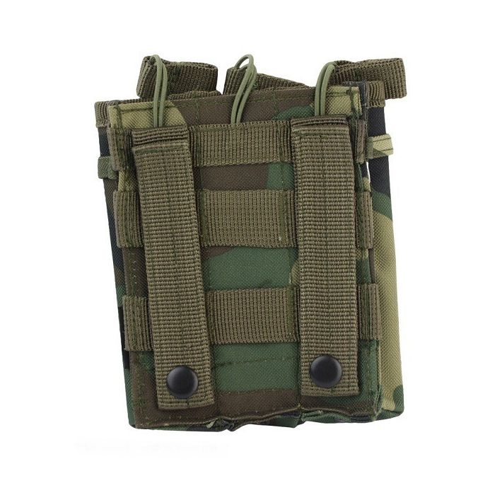 101-INC molle pouch side arm 3 magazijnen #B woodland