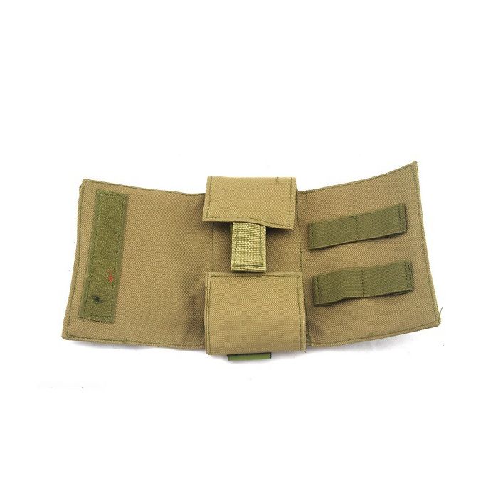 Molle pouch foldable tool #N khaki