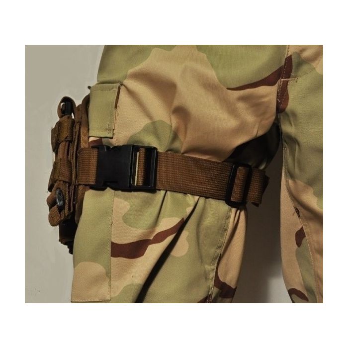 101-INC heupholster met molle systeem rechterbeen khaki