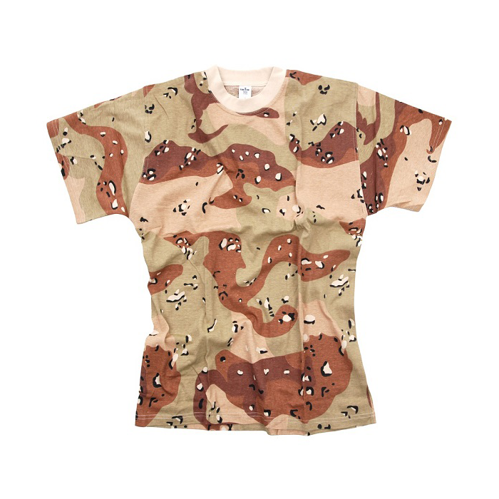T-shirt Fostee camo 6 klr. desert