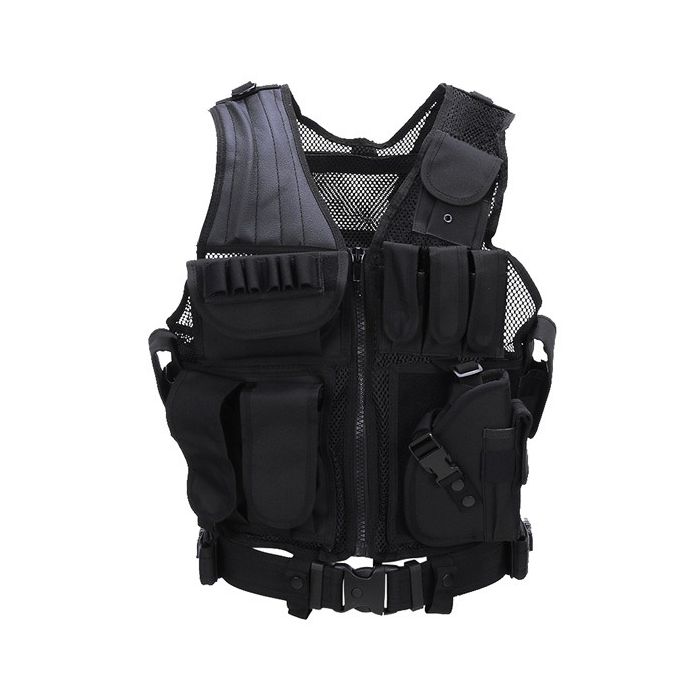101-INC Tactical vest predator zwart