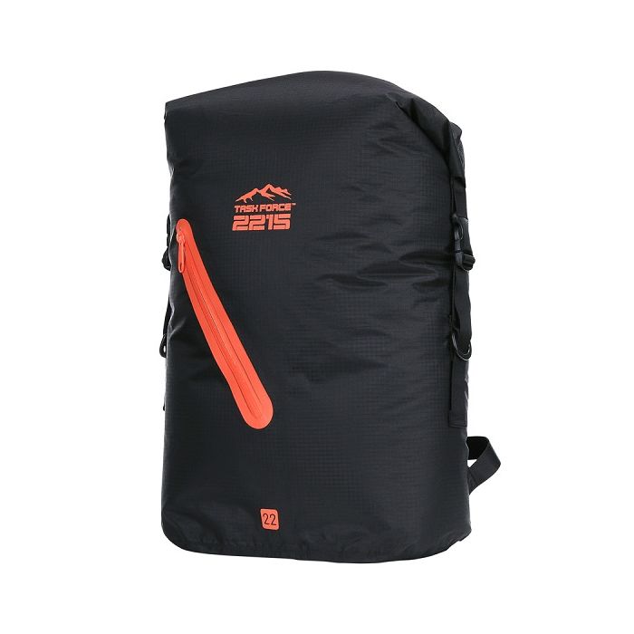 TF-2215 Drybag Beavertrail 22L zwart oranje