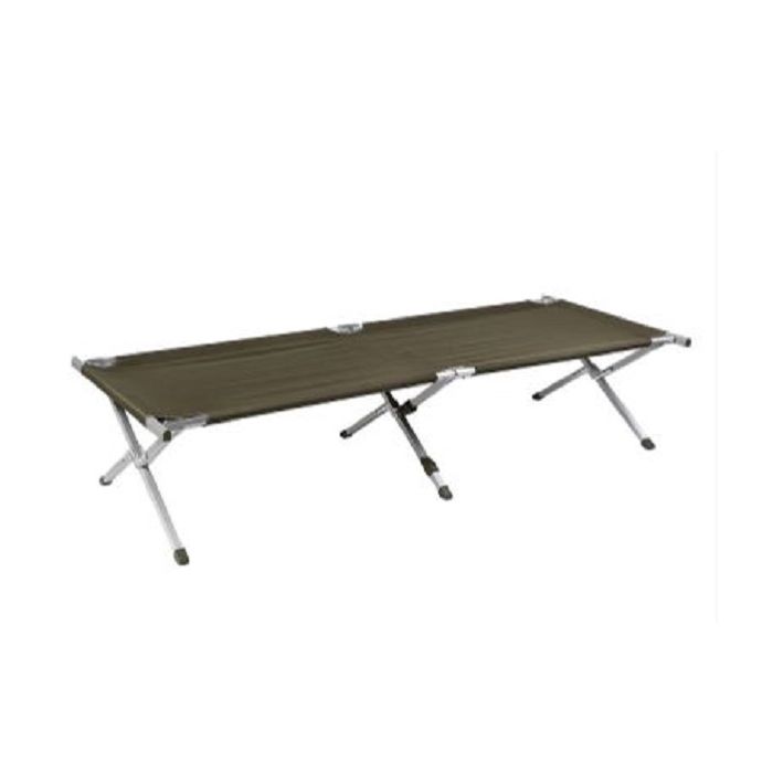Mil-Tec veldbed 210x70 aluminium olijfgroen