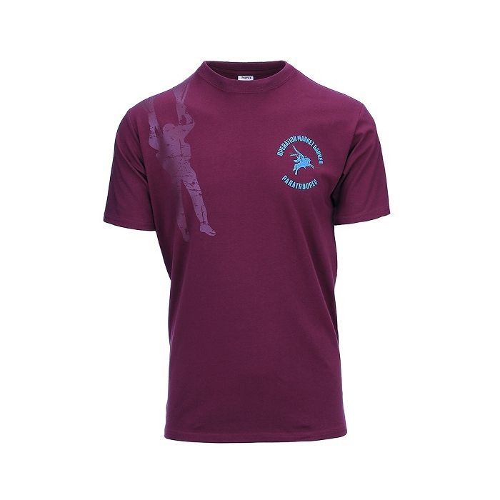 WWII t shirt market garden para trooper bordo