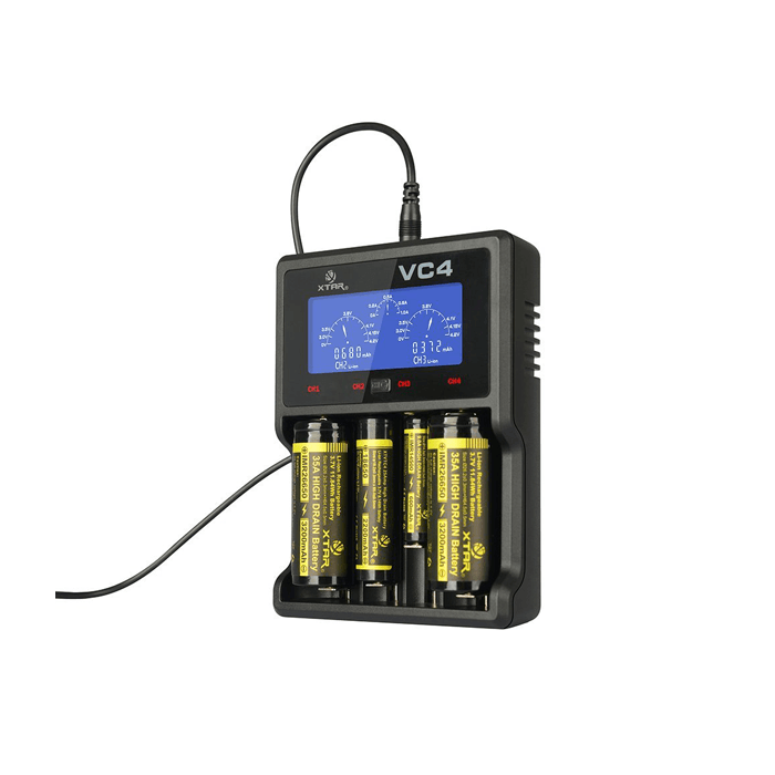 XTAR VC4 USB batterij oplader 