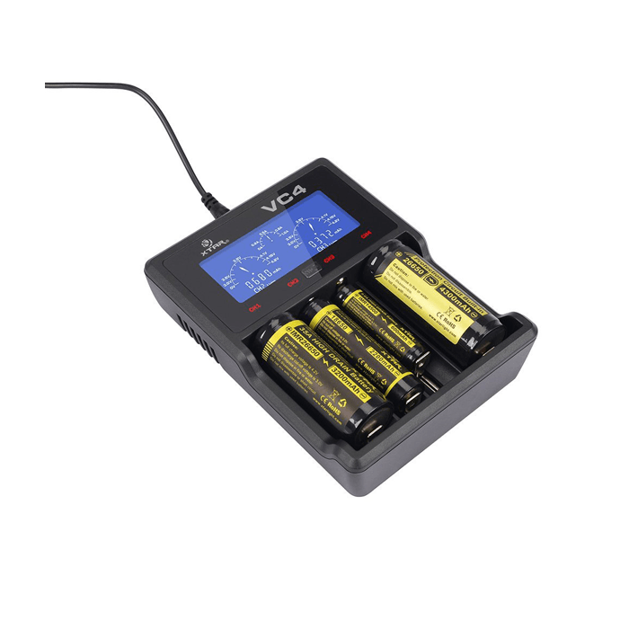 XTAR VC4 USB batterij oplader 