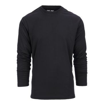 101-INC tactical shirt quick dry lange mouw zwart