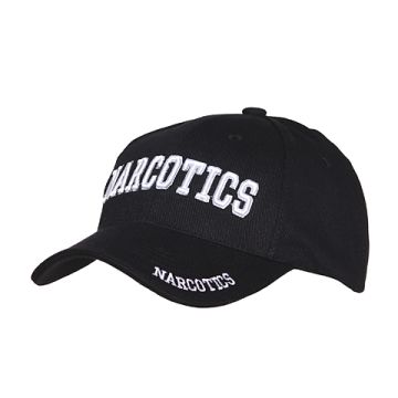 FOSTEX BASEBALL CAP NARCOTICS ZWART