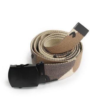 Tropenkoppel 6 klr. desert camo met zwarte gesp