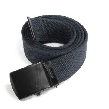Tropenkoppel blauw met zwarte gesp