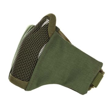 101-INC Airsoft face mask mesh groen