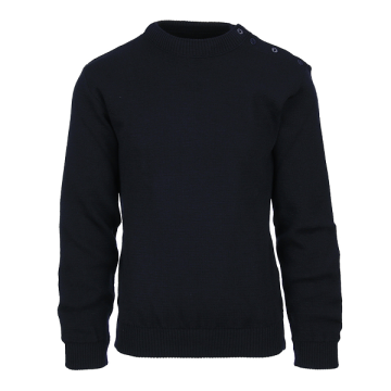 Bretonse wollen trui blauw 