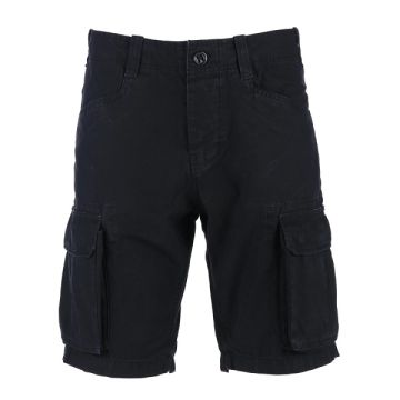 Fostex cargo korte broek stonewashed zwart