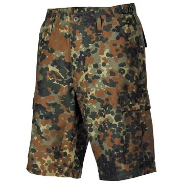 MFH bdu korte broek flecktarn