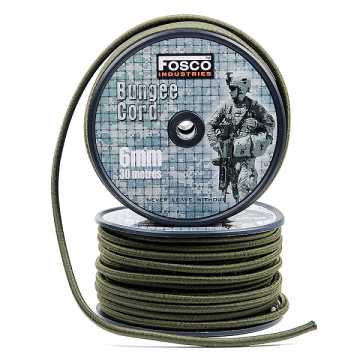 Fosco bungee cord op rol 6 mm 30 meter 