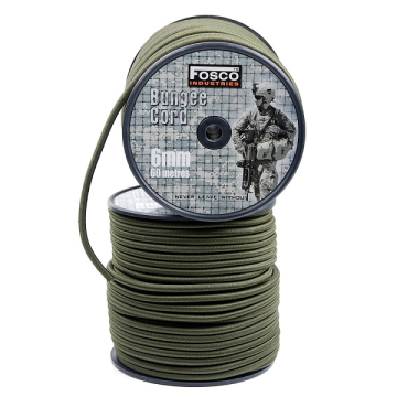 Fosco bungee cord op rol 6 mm 60 meter 
