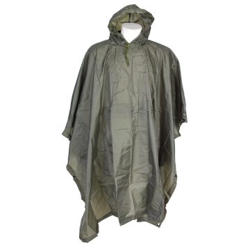 Fostex poncho ripstop groen