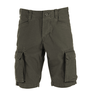 Fostex  cargo korte broek stonewashed groen