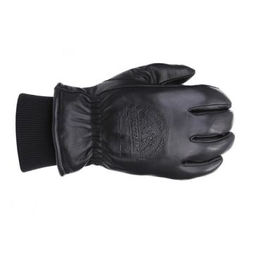 Fostex lederen handschoenen zwart