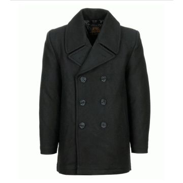 Fostex Pea Coat marine jas zwart