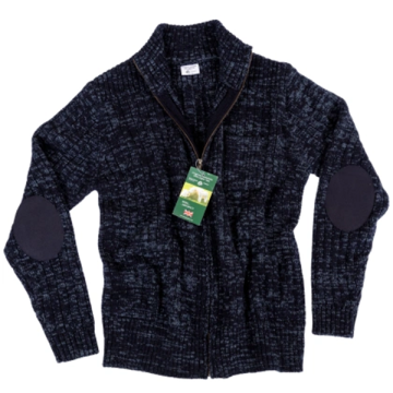 Grizzly Wollen vest blauw/grijs