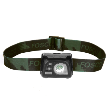 Fosco tactical hoofdlamp zwart