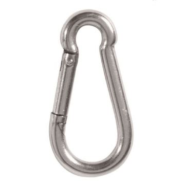 RVS karabijnhaak 6cm