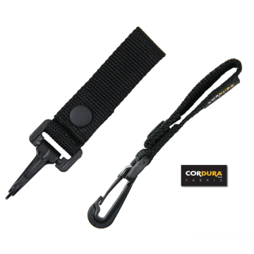 Key chain zwart met cordura