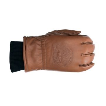 Fostex lederen handschoenen bruin