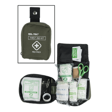 Mil-Tec EHBO kit midi groen