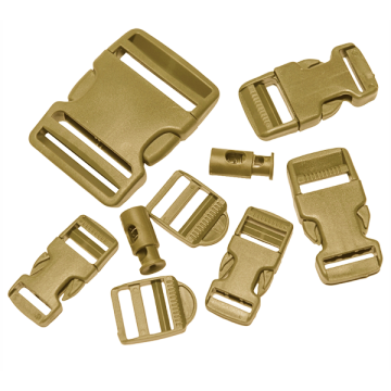 Mil-Tec rugtas gespen set coyote