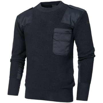 Mil-Tec NATO commando wollen trui blauw
