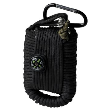 Mil-Tec paracord survival kit zwart
