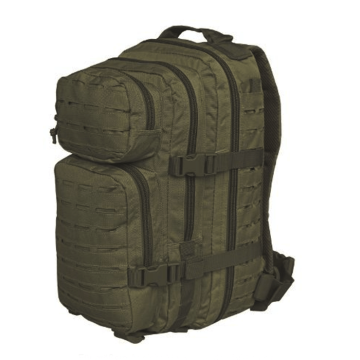 Mil-Tec US army assault rugtas 20 ltr olijfgroen lasercut
