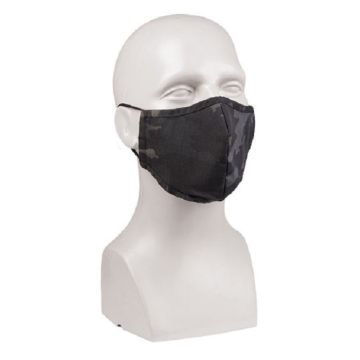 Mil-Tec mondkapje stof dtc defence tactical camo black