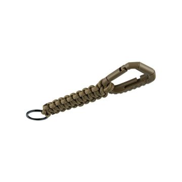 101-INC tactical paracord karabijnhaak coyote