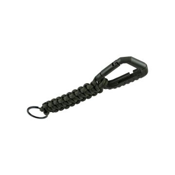 101-INC tactical paracord karabijnhaak groen