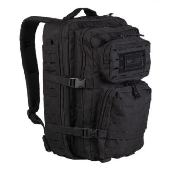 Mil-Tec US army assault rugtas 36 ltr zwart lasercut