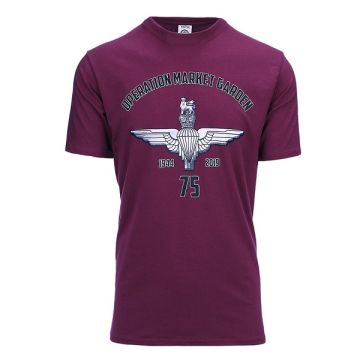 Fostee T-shirt Market Garden bordeaux