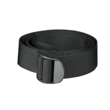 Mil-Tec spanband zwart 120cm met gesp