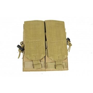 101-INC munitie tas Airsoft dubbel magazijn khaki