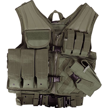 USMC tactical vest groen met koppelriem