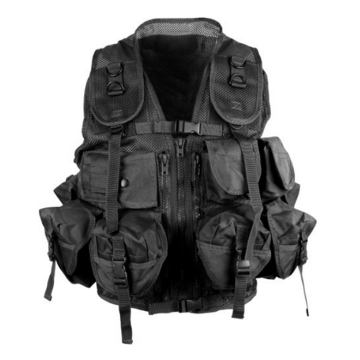 Mil-Tec tactical vest ranger zwart